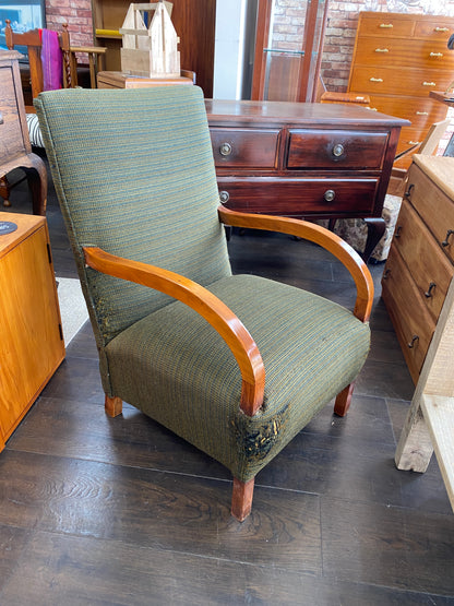 1950s Club/Lounge Chair w Rimu Frame