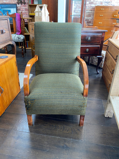 1950s Club/Lounge Chair w Rimu Frame