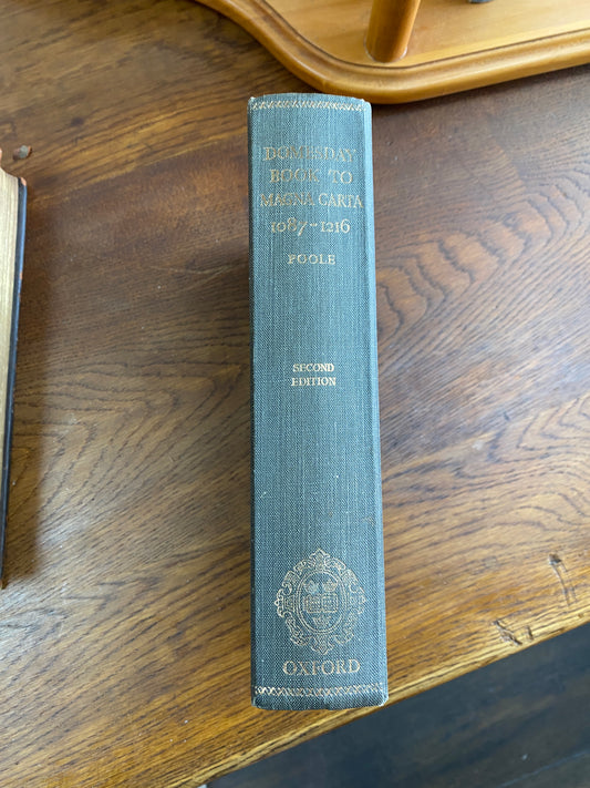1958 Domesday Book to Magna Carta. 1087-1216.
