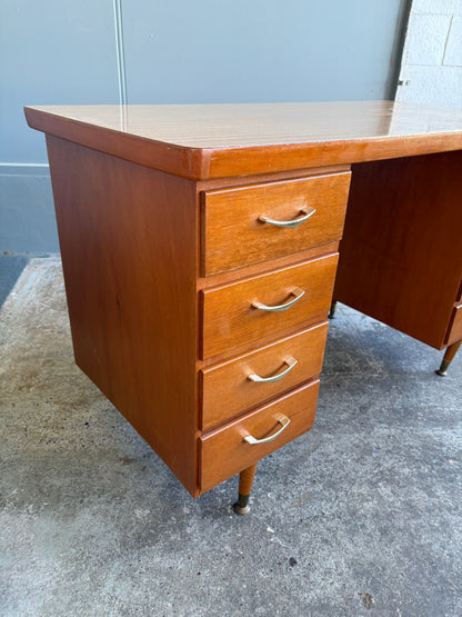 1960s C.R.O Furniture Twin Pedestal Desk