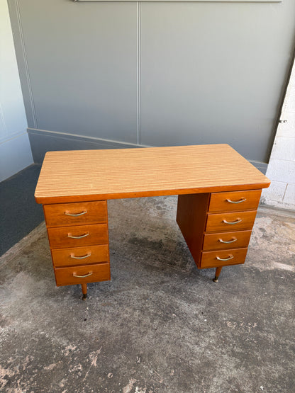 1960s C.R.O Furniture Twin Pedestal Desk