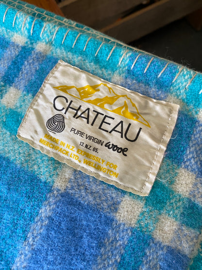 1960s Chateau Pure Wool Blanket 1600 x 1800