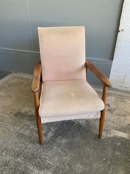 1960s Mid Century Modern AIREST 'Paddle' Arm Chair