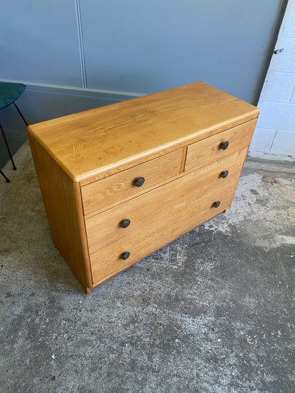 1960s Solid Light Oak Drawers