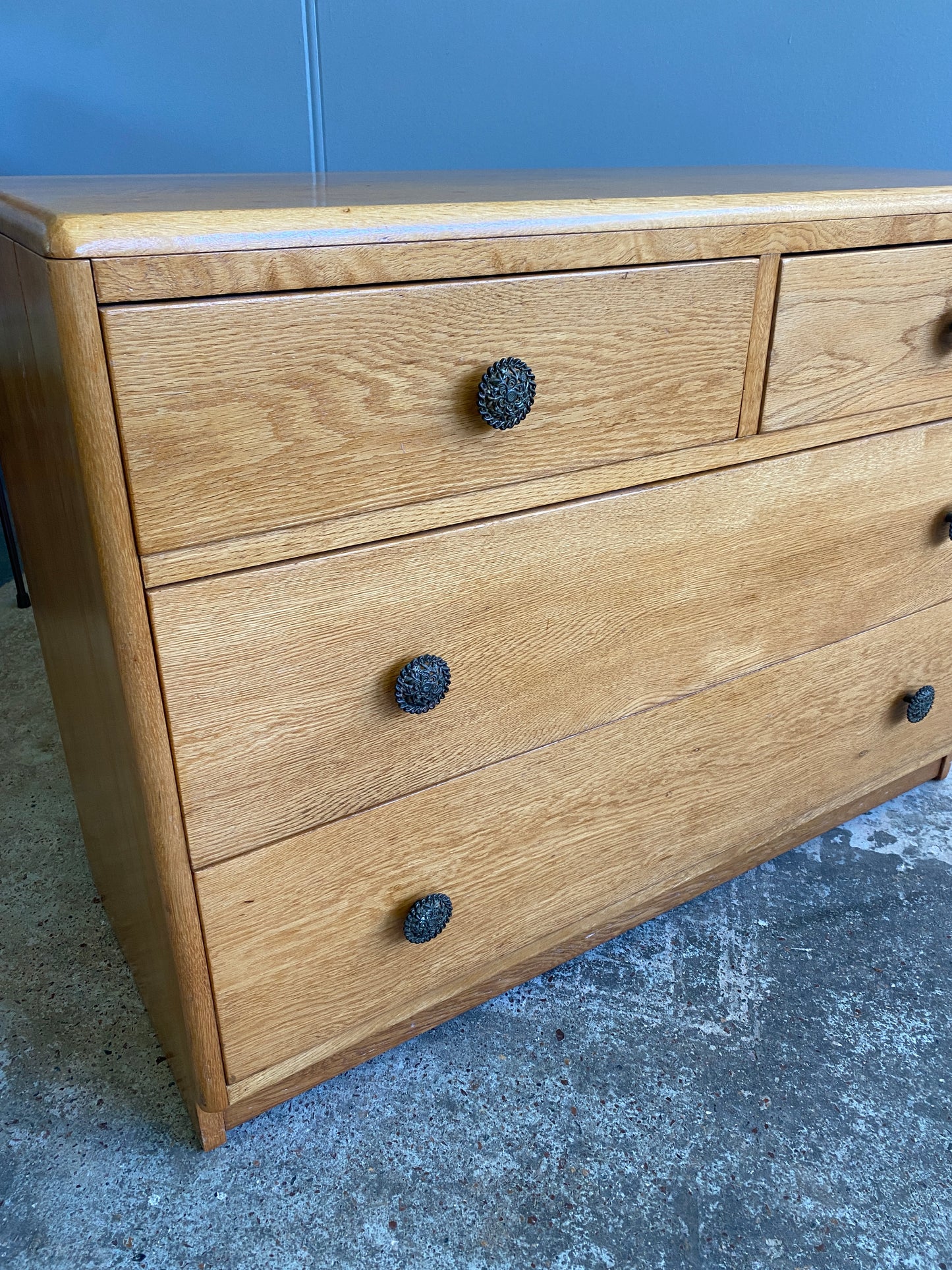 1960s Solid Light Oak Drawers