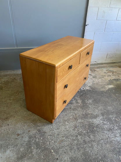 1960s Solid Light Oak Drawers