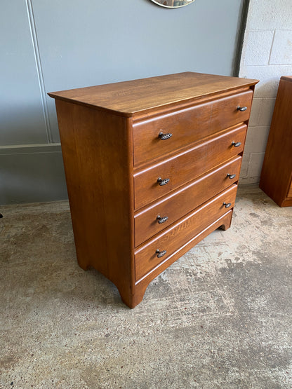1960s Solid Oak Large Drawers