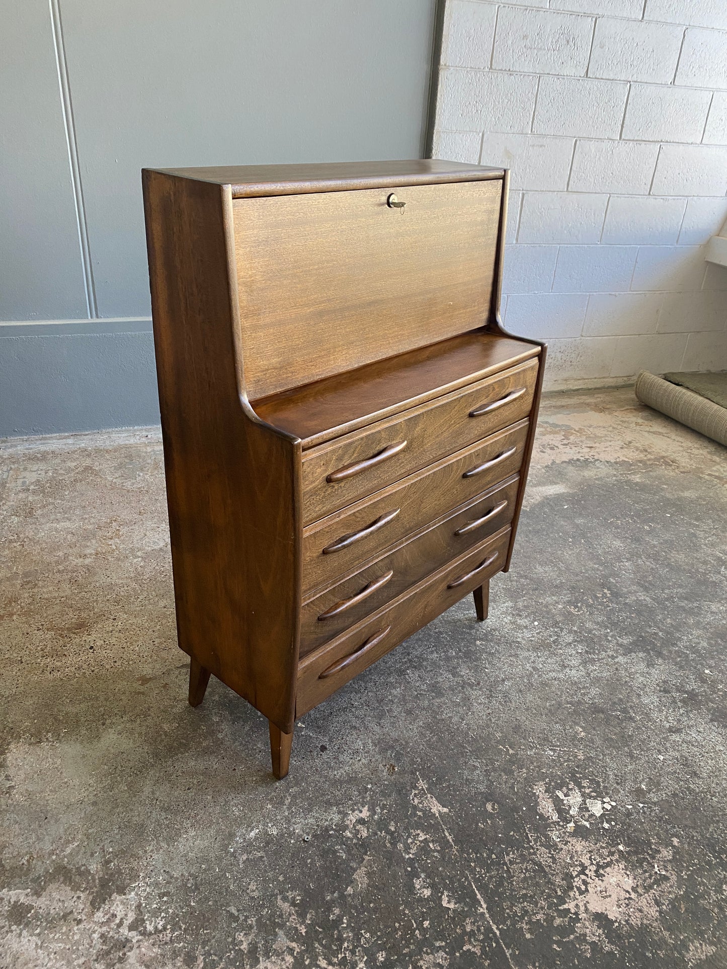 1960s Teak Bureau by Jentique Furniture (UK)