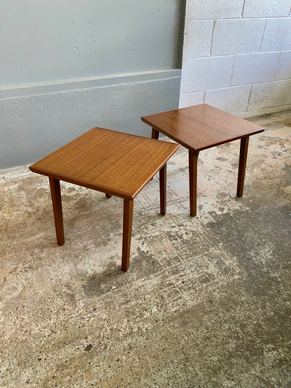 1960s Teak Side Tables (Pair)