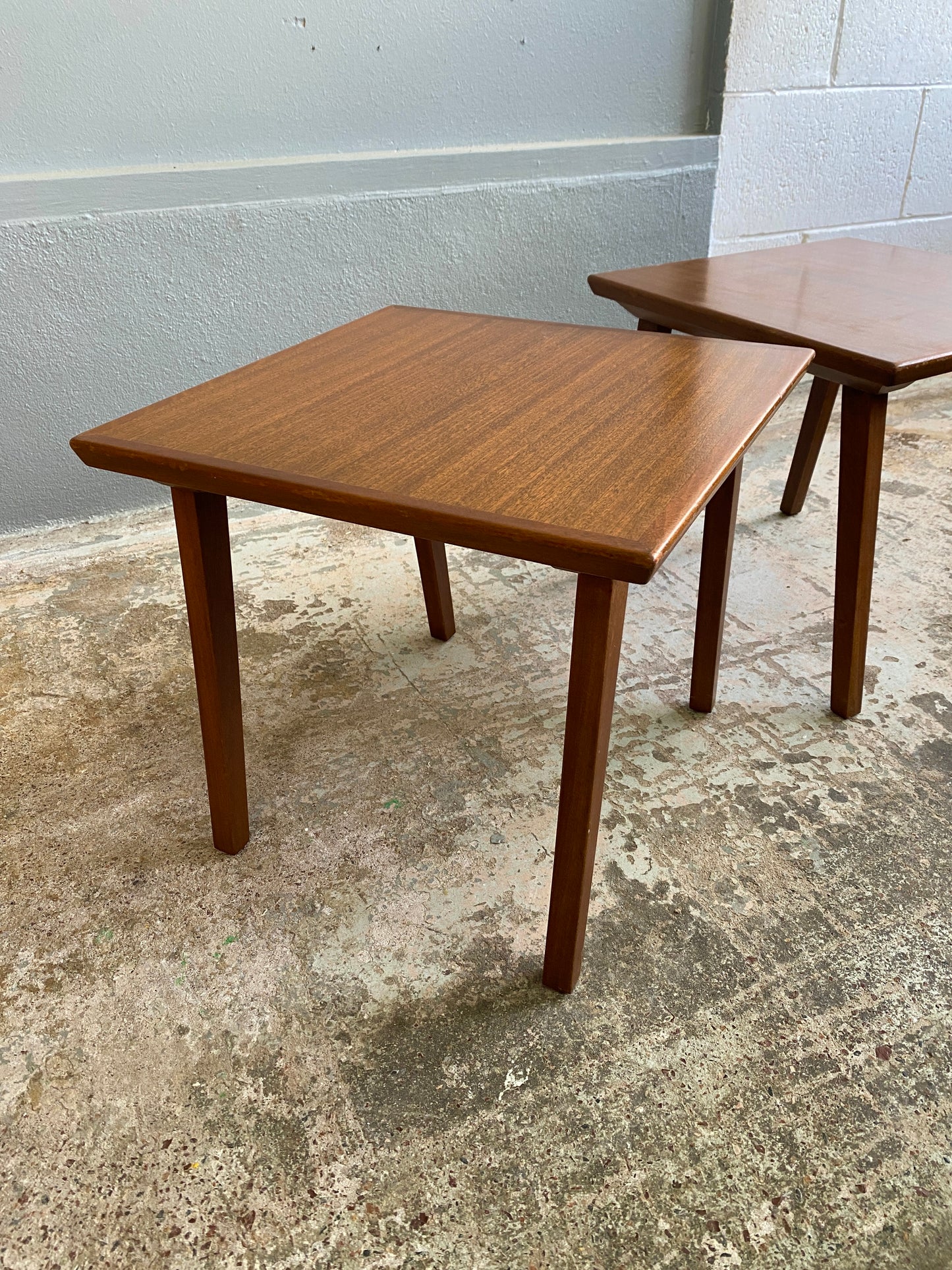 1960s Teak Side Tables (Pair)