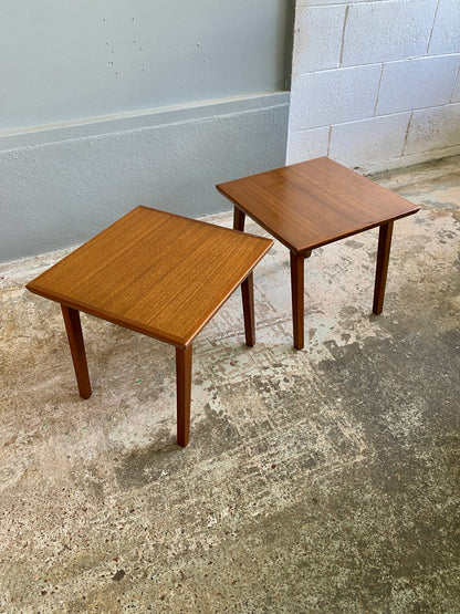 1960s Teak Side Tables (Pair)