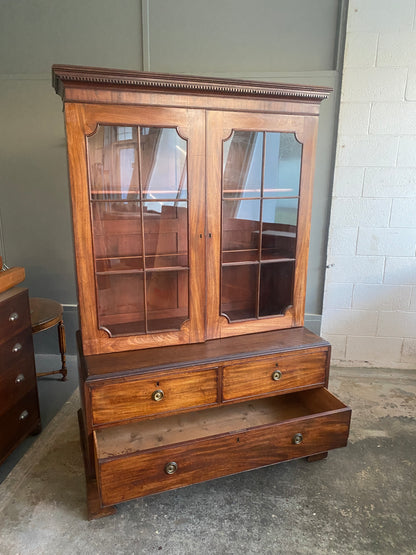 19th Century English Mahogany Secretaire