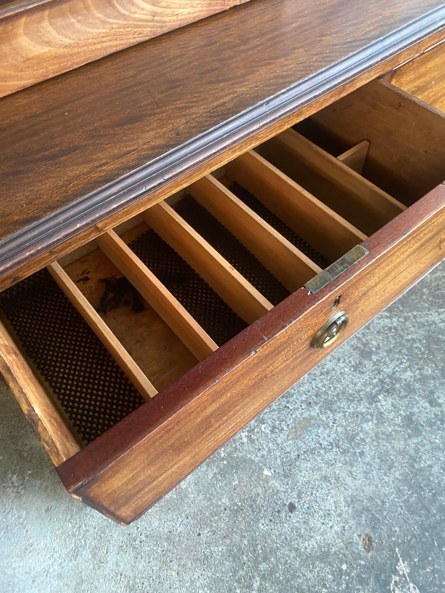 19th Century English Mahogany Secretaire