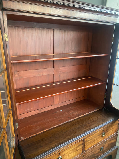 19th Century English Mahogany Secretaire