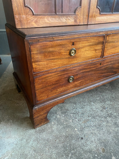 19th Century English Mahogany Secretaire