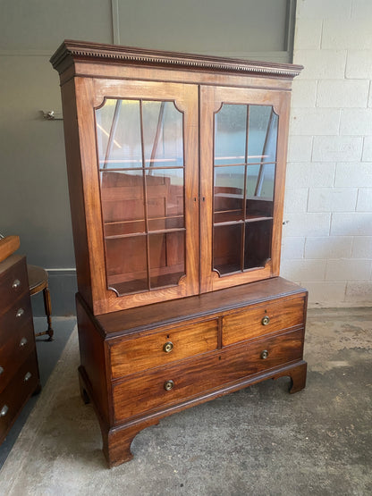 19th Century English Mahogany Secretaire