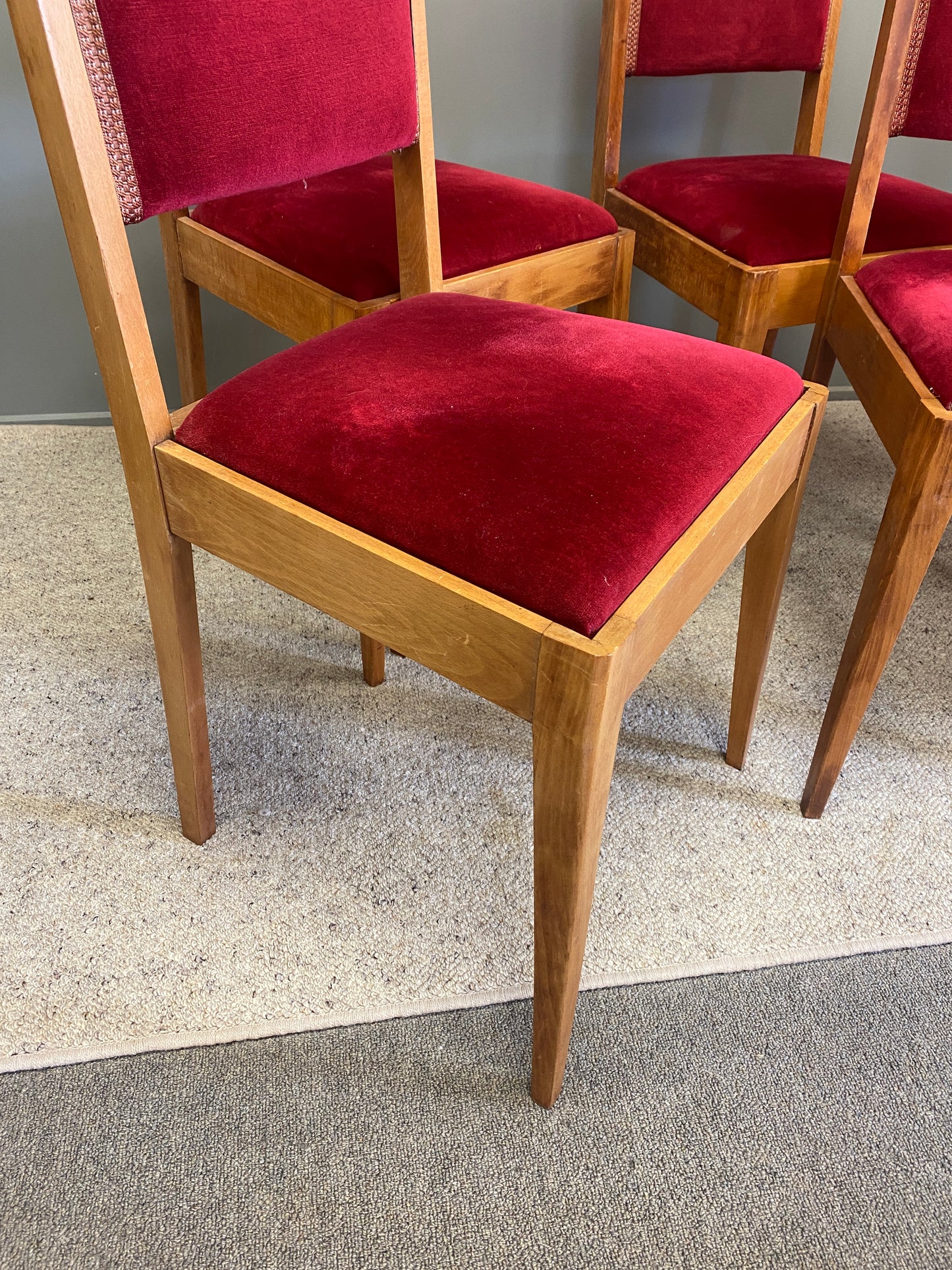 Vintage Deco Style Dining Chairs x 2 (Set 2)