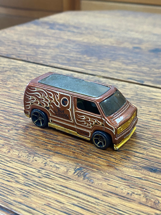 2007 Custom '77 Dodge Van Hot Wheels Brown