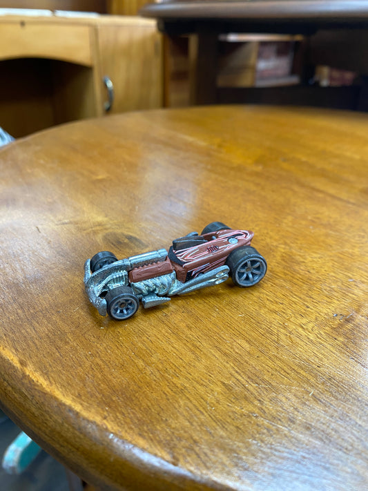 2008 Hot Wheels Acceleracers Metal Maniacs Rat-ified Flat Brown Die Cast