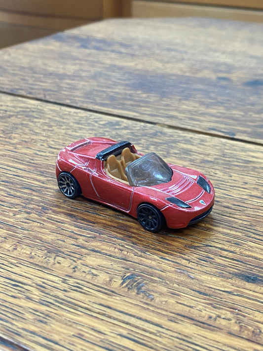 2008 Hot Wheels Tesla Roadster Red