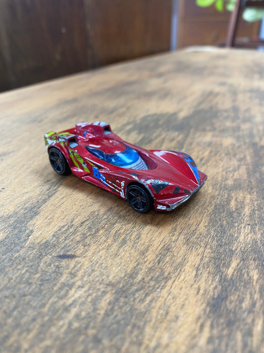 2009 Hot Wheels Scoopa Di Fuego Red