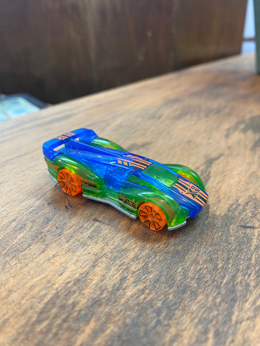 2017 Hot Wheels Electrack X-Raycers Green & Blue