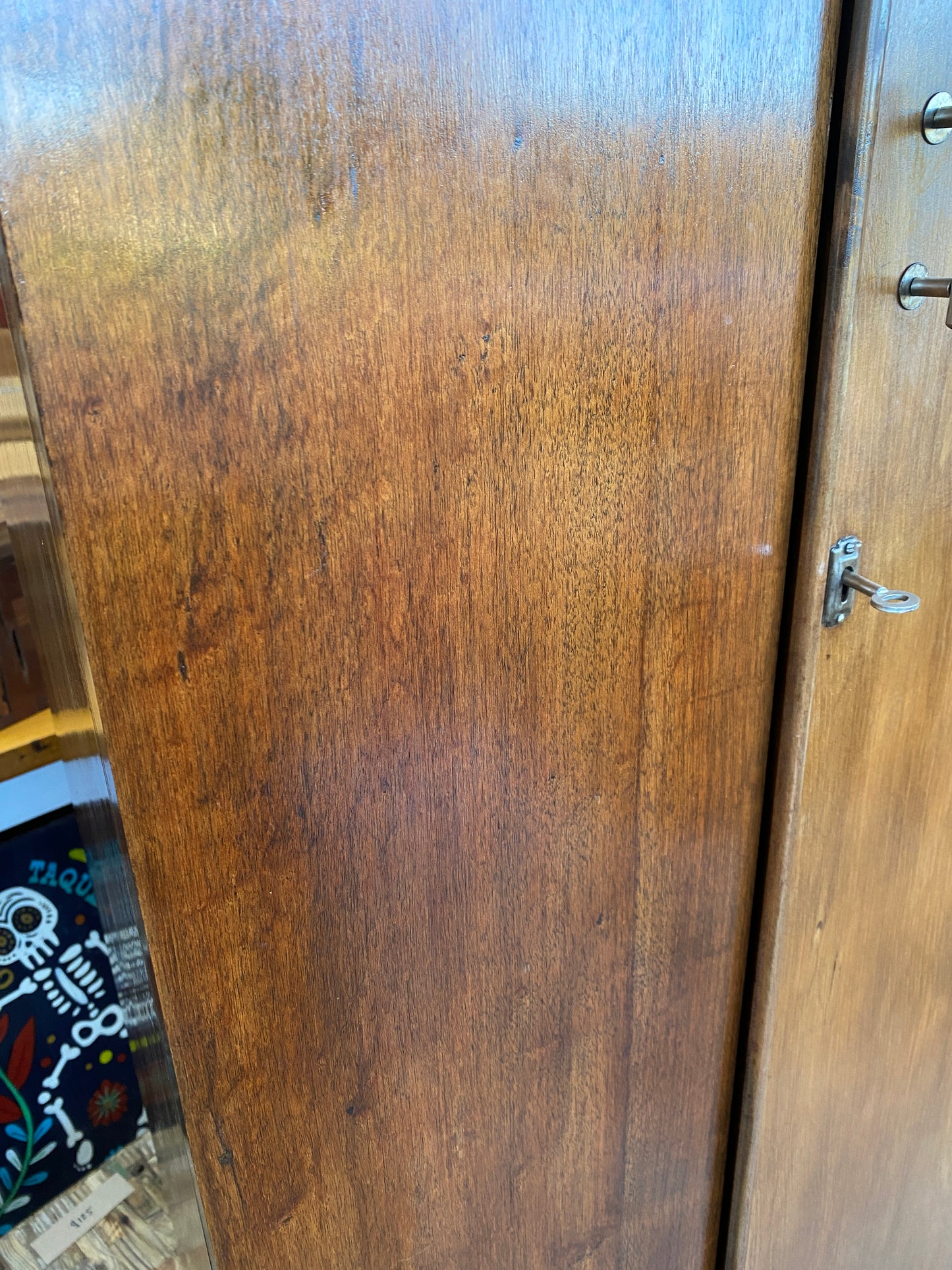 Art Deco Solid Wood Wardrobe