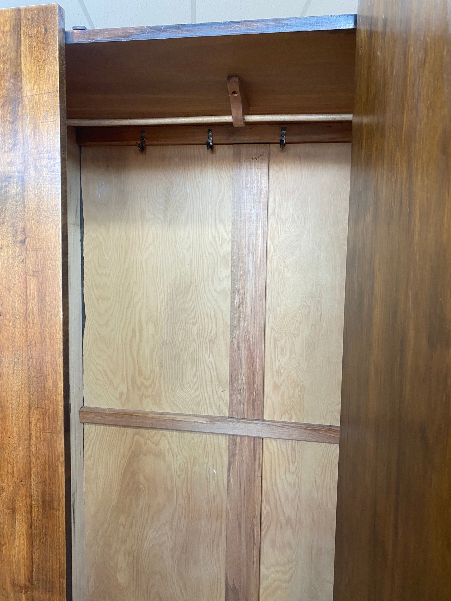 Art Deco Solid Wood Wardrobe