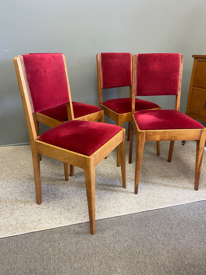 Vintage Deco Style Dining Chairs x 2 (Set 2)