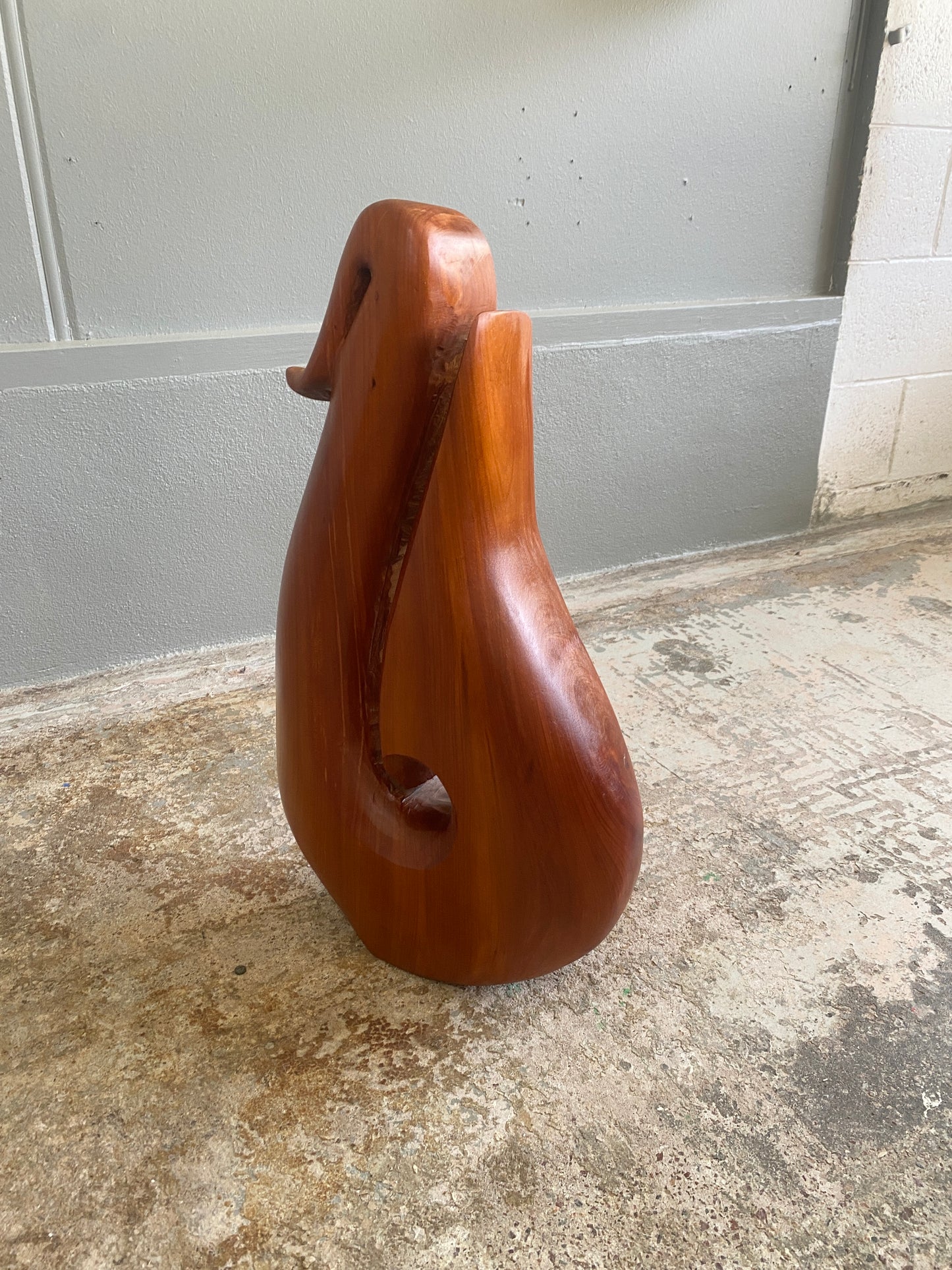 Ancient Swamp Kauri - Hei Matau (Māori fish hook) Sculpture