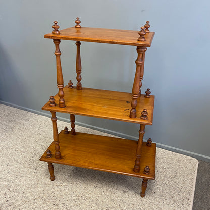 Antique 3 Tier Solid Wood Shelves