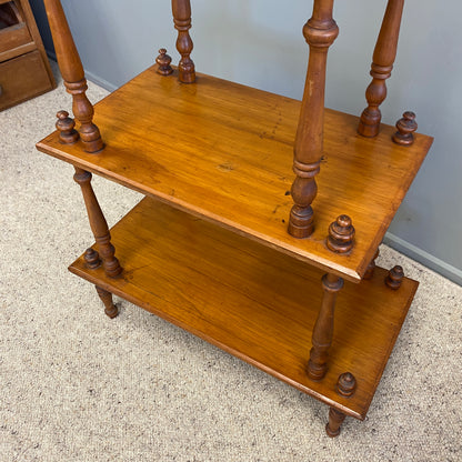 Antique 3 Tier Solid Wood Shelves