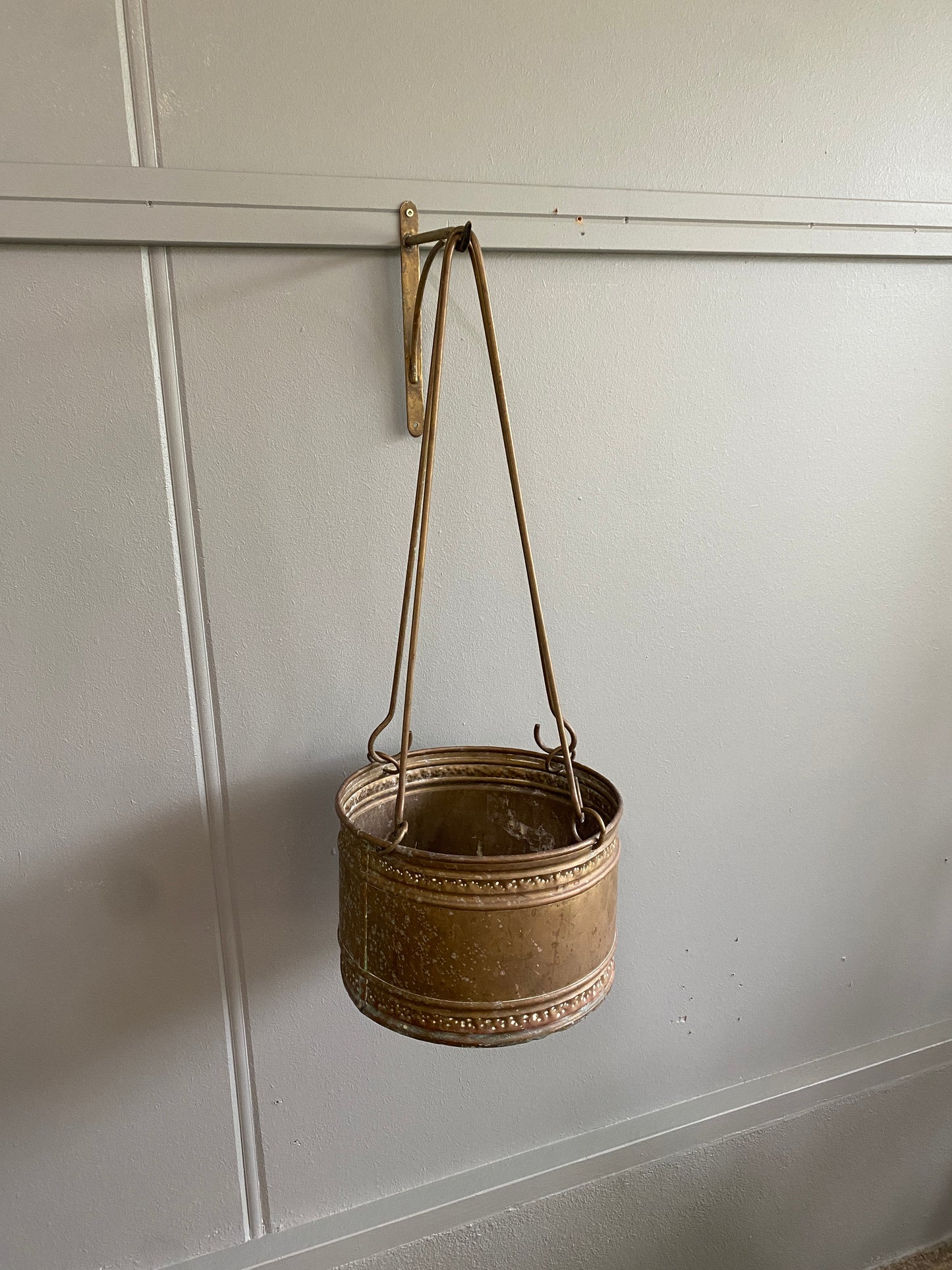 Antique Copper Plant Hanger