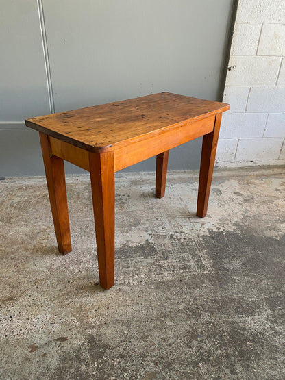 Antique Custom Made Kauri Side Table
