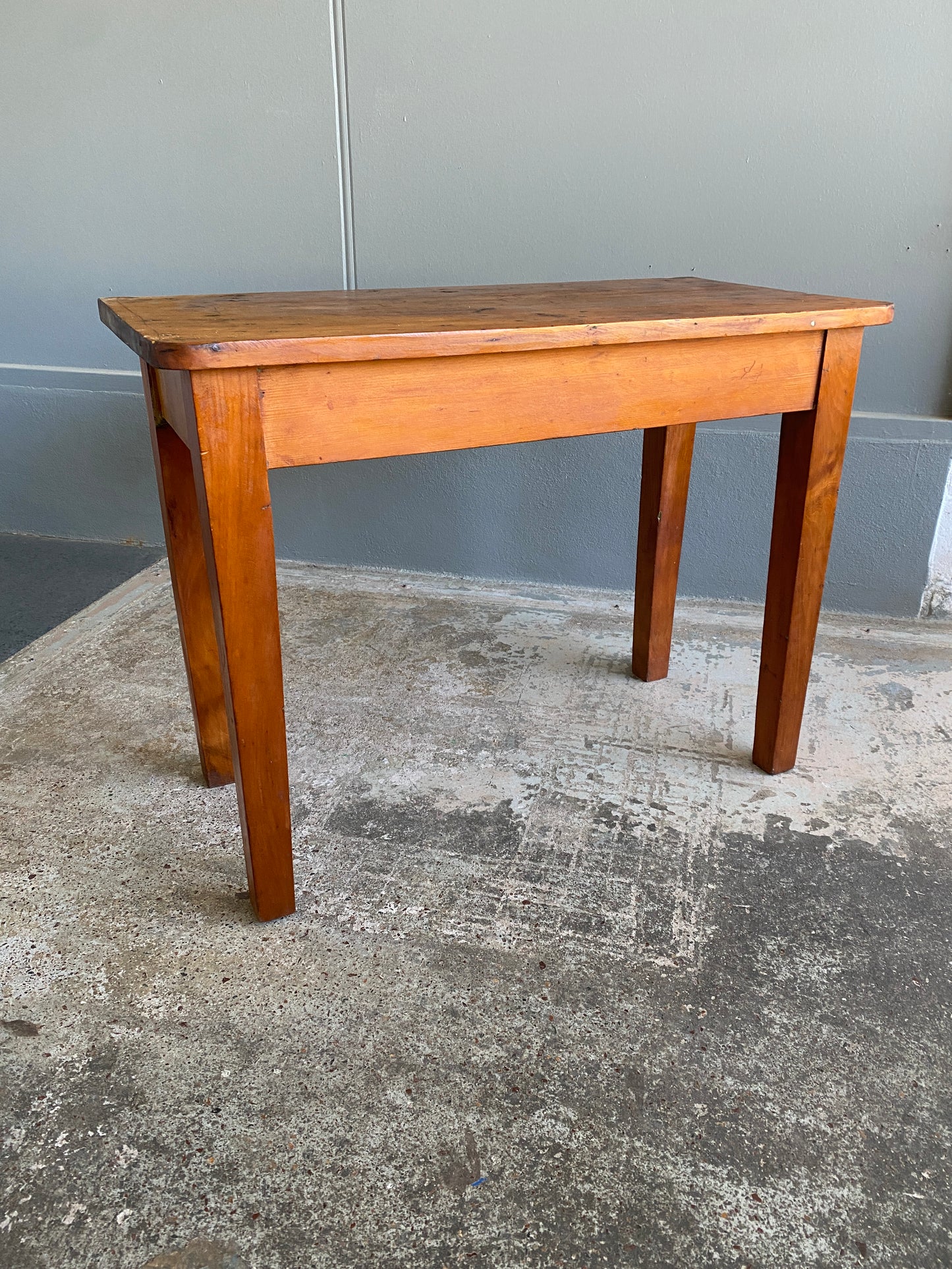 Antique Custom Made Kauri Side Table