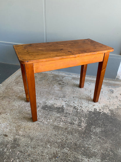 Antique Custom Made Kauri Side Table