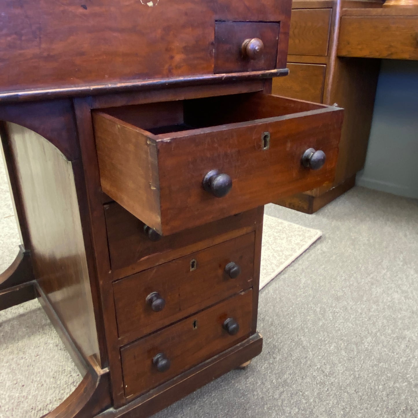 Antique Davenport Ladies Writing Bureau