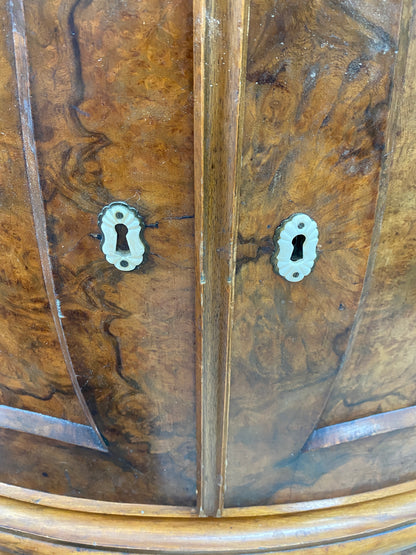 Antique French Burr Walnut Sideboard