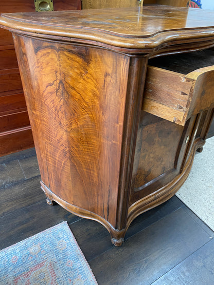 Antique French Burr Walnut Sideboard