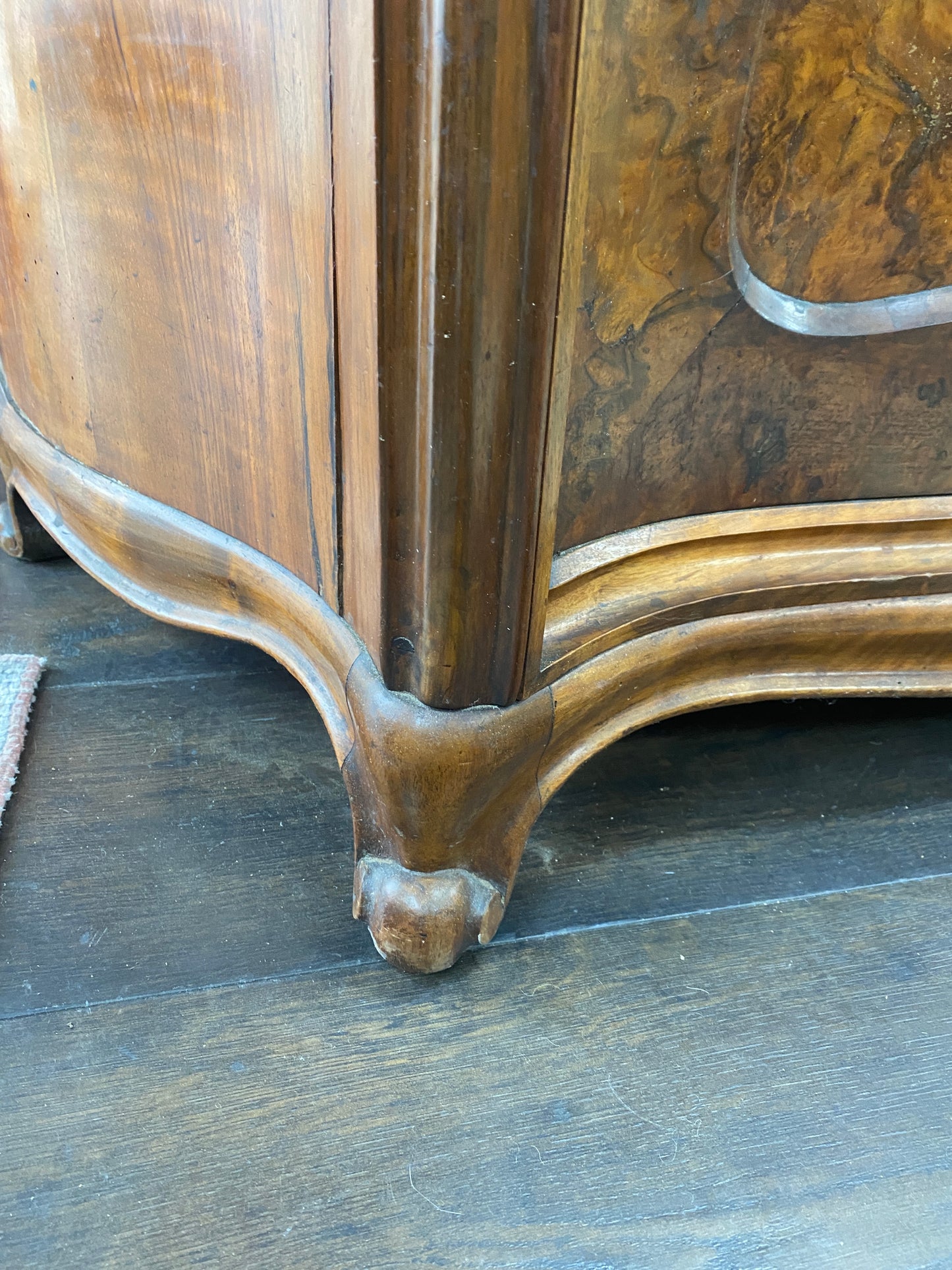 Antique French Burr Walnut Sideboard