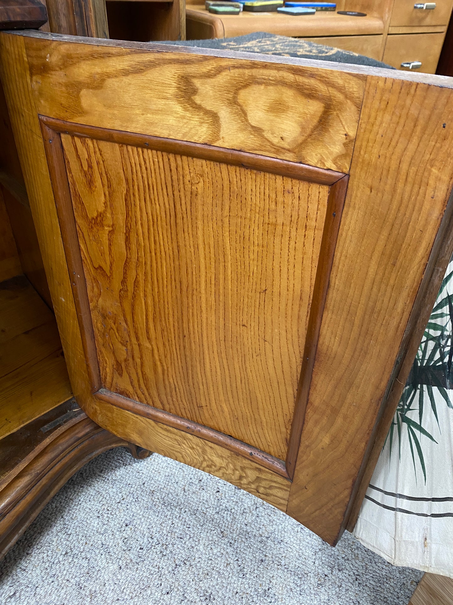 Antique French Burr Walnut Sideboard