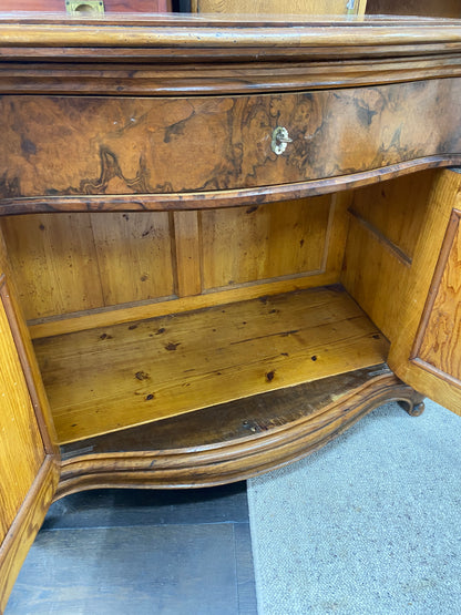 Antique French Burr Walnut Sideboard