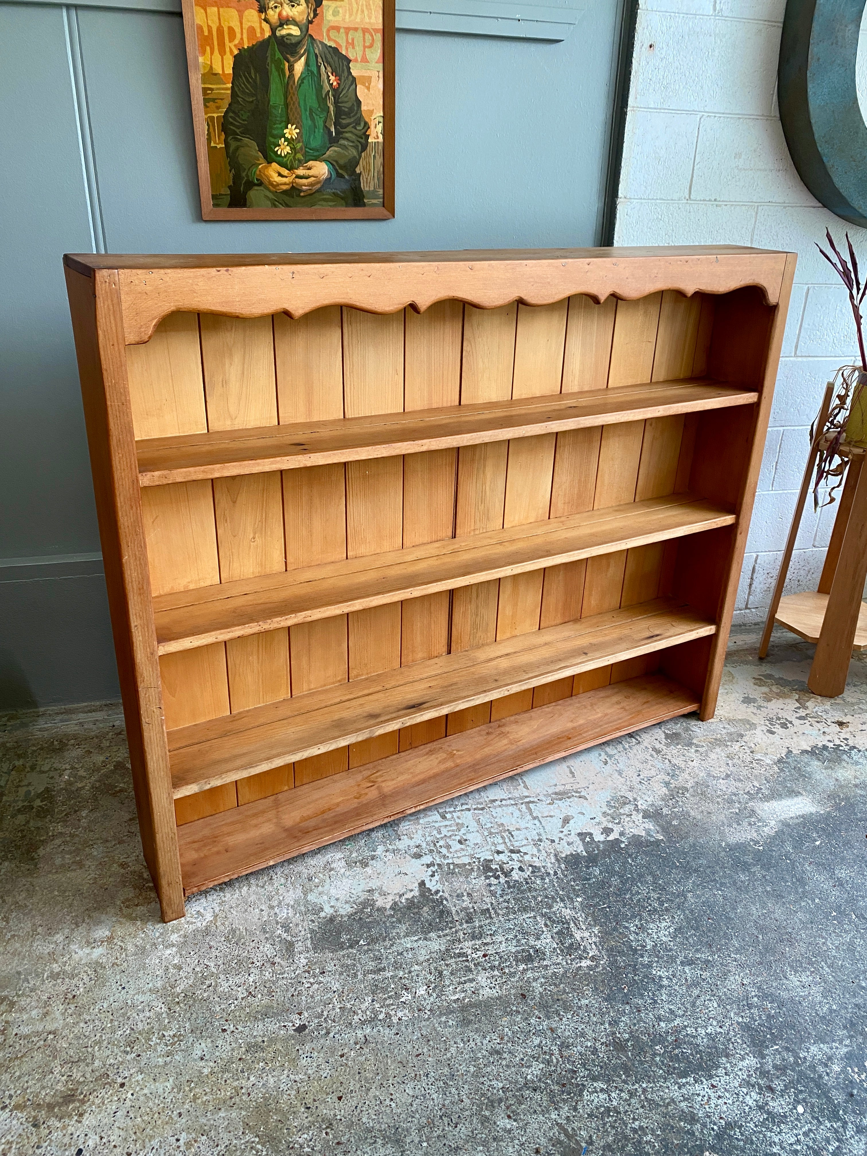 Antique Kauri Bookcase – Plots & Pickles