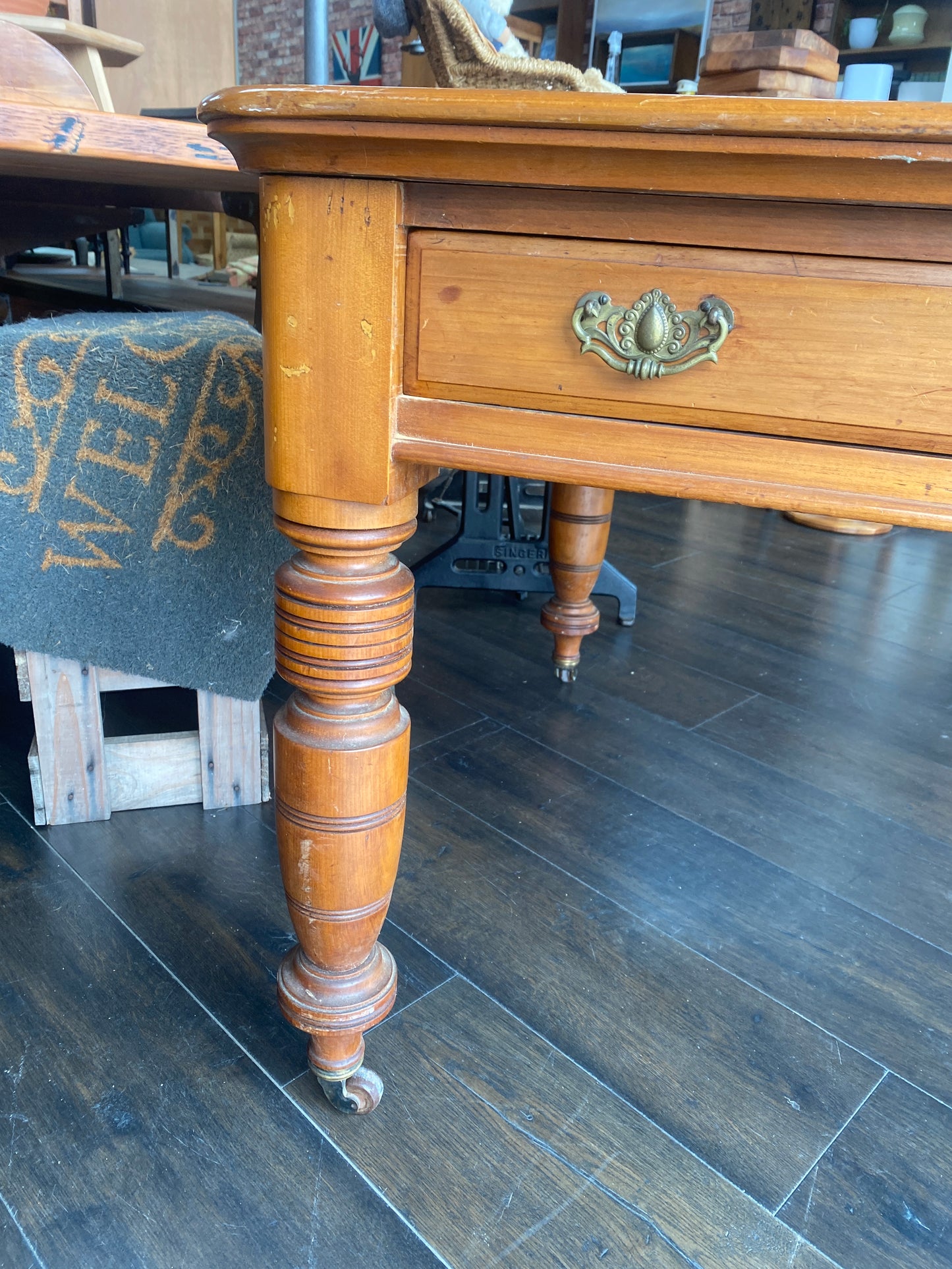 Antique Kauri Dining Table
