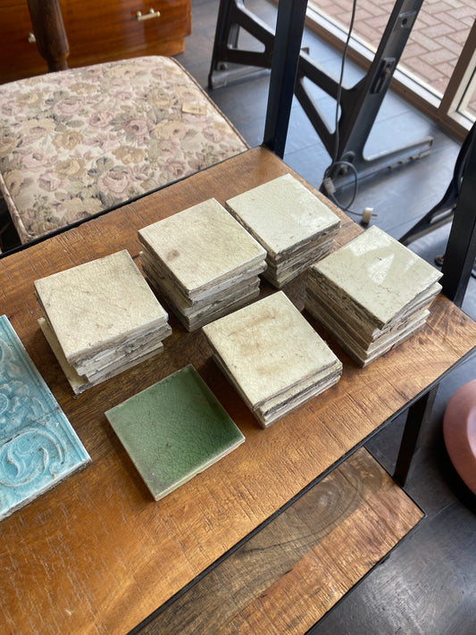 Antique Majolica Glazed Tiles 75 x 75