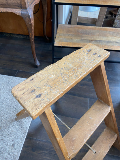 Antique Native Timber Step Ladder
