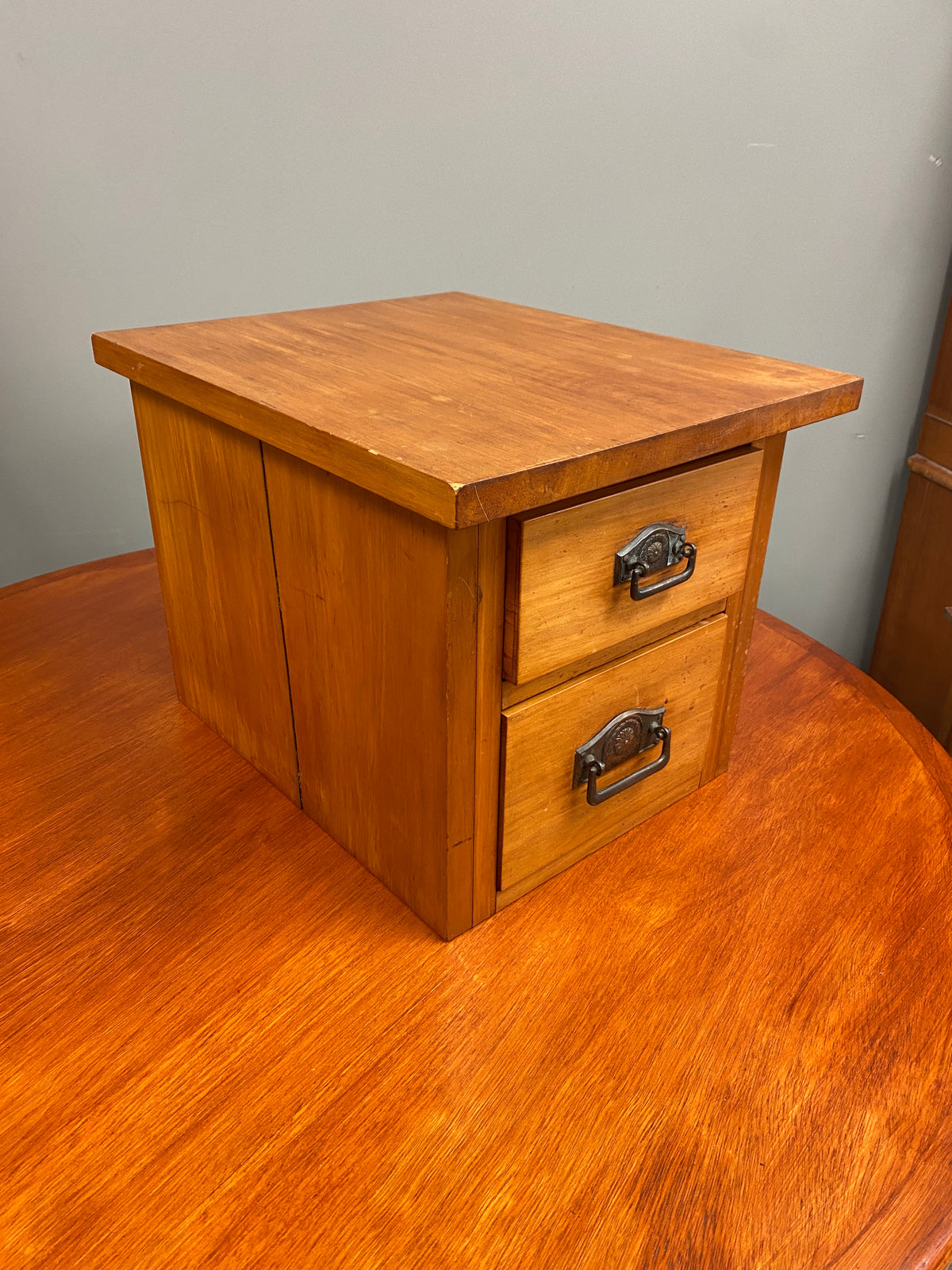 Reclaimed Rimu Table Antique Rimu Table Top Storage Drawers – Plots & Pickles