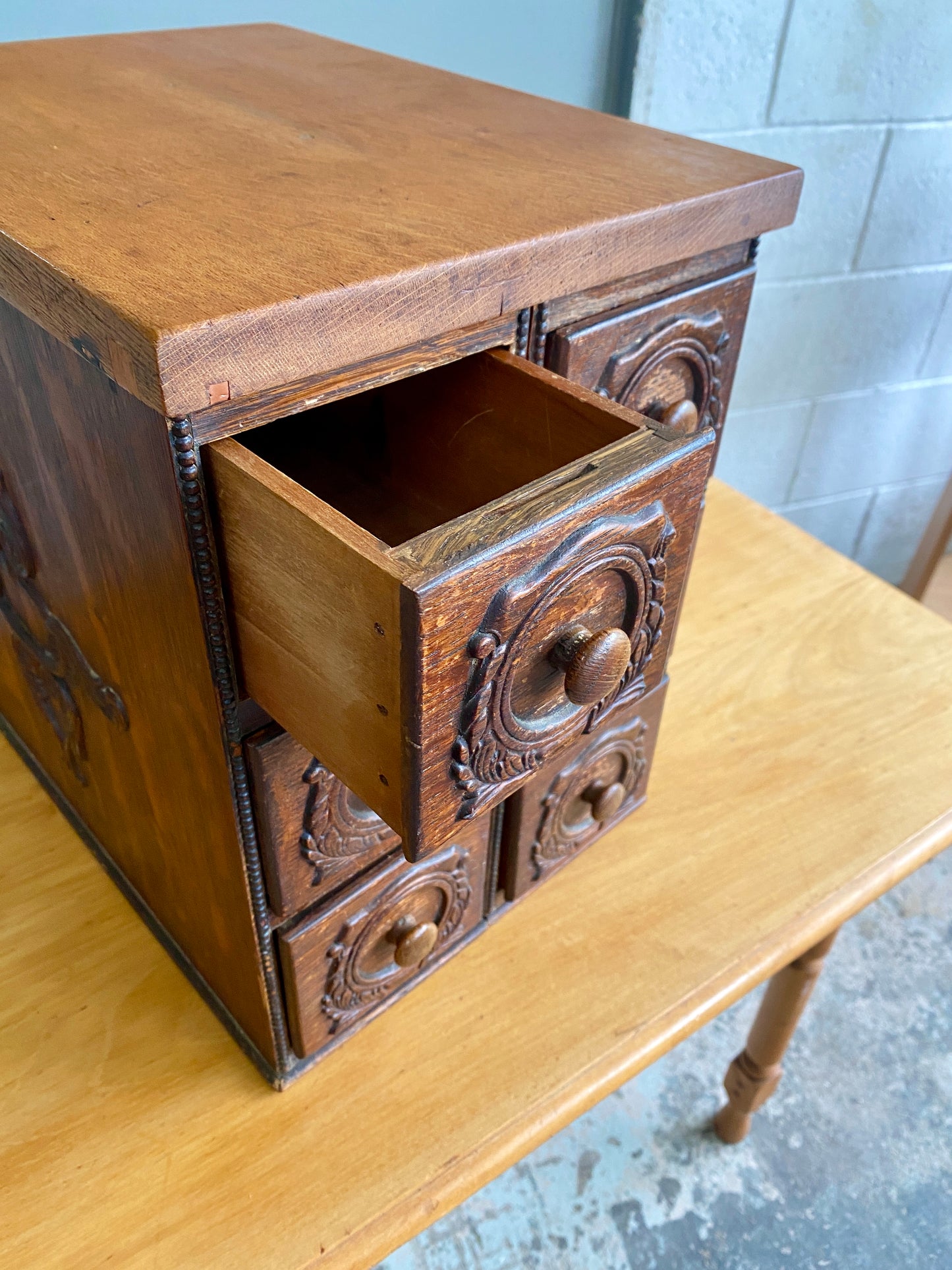 Antique Singer Custom Made Sewing Box