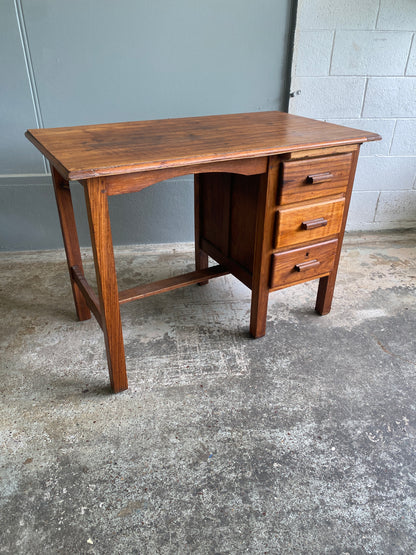 Antique Solid Timber Foreman's Desk