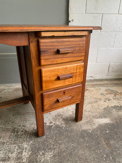 Antique Solid Timber Foreman's Desk